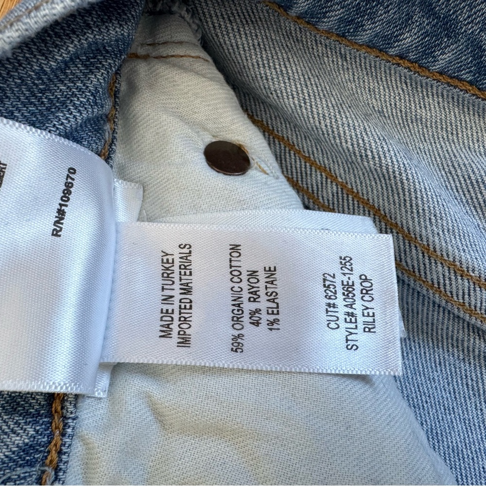 Agolde Riley Crop Size 26 - Picture 6 of 10